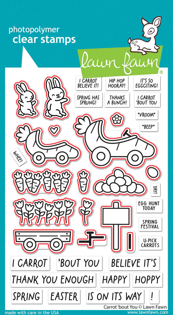 Carrot 'bout you Stamps and Dies Bundle by Lawn Fawn